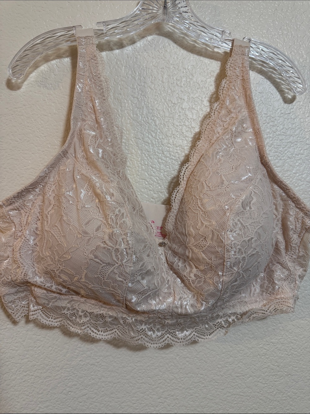 Breezies Lace Bralette in Light Blush